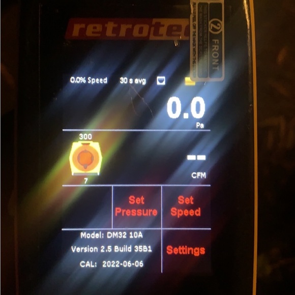 Retrotec Digital manometer - Picture 3 of 3